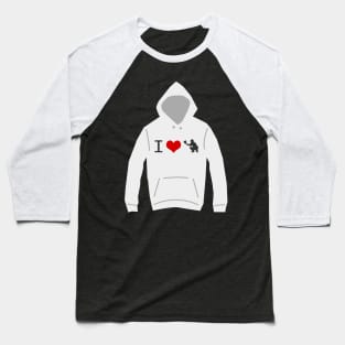 Hoodie T-Shirt | I love Baseball Baseball T-Shirt